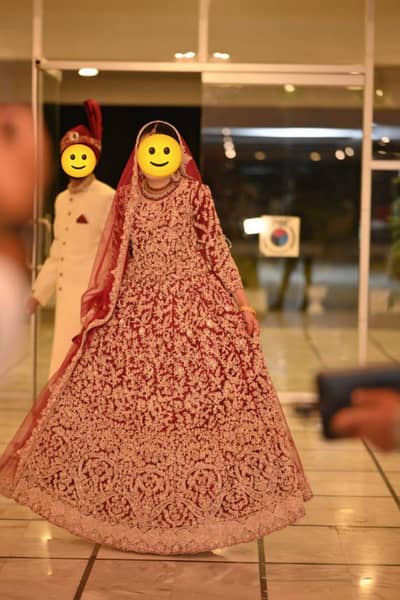 Designer bridal Lehanga embroided Wedding ready to wear