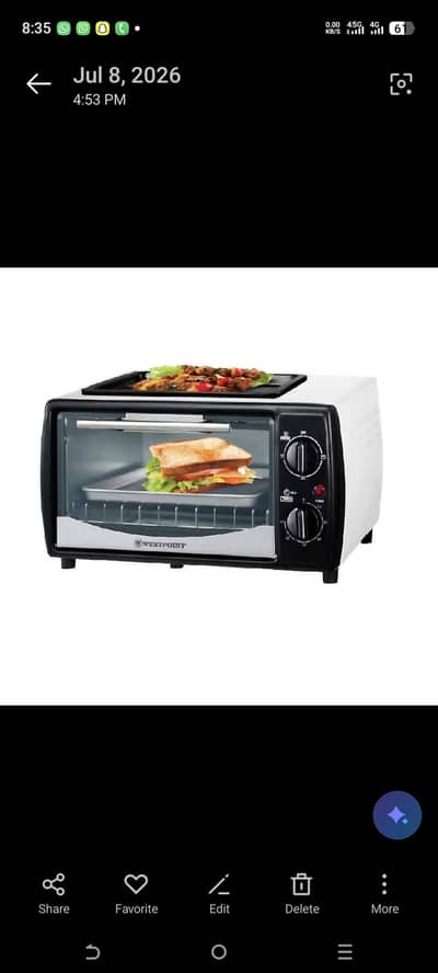 baking oven