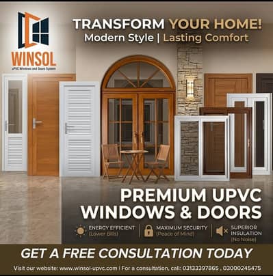 uPVC windows \ sliding doors \ uPVC Doors \ openable windows for sale