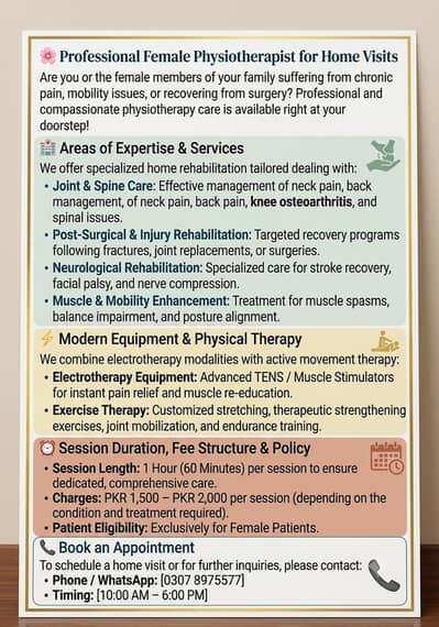 female physiotherapist