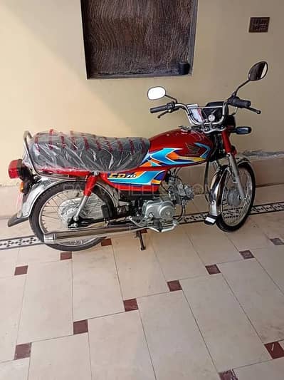Honda Cd 70 25/26 islamabad number like a new bike