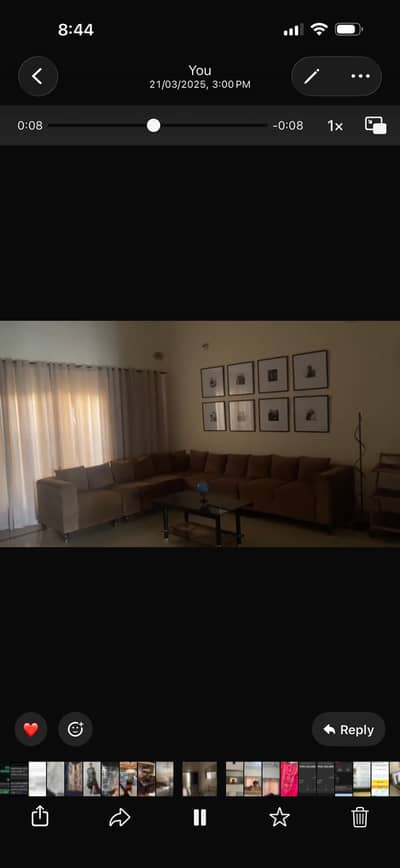 8 Seater L shaped Sofa