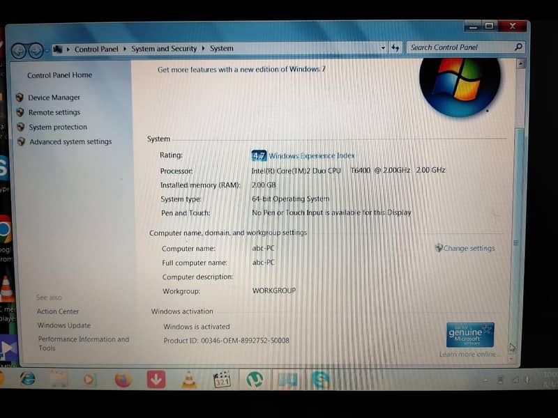 HP core2 duo 2