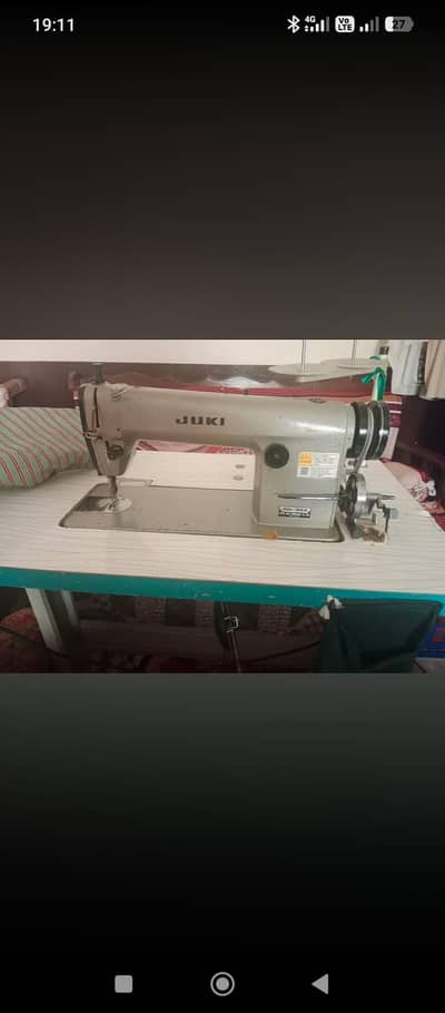 Original Juki Industrial Sewing Machine with Table and Motor