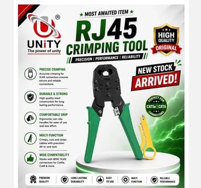 Unity RJ45 Plier 3-in-1 High Quality Network LAN