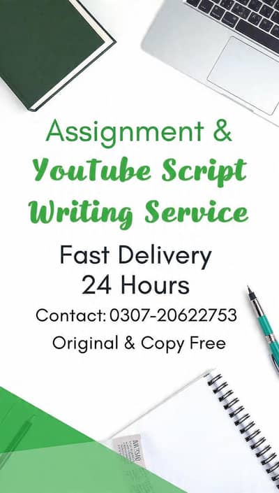 Assignment & YouTube Script Writing Service - Fast Delivery