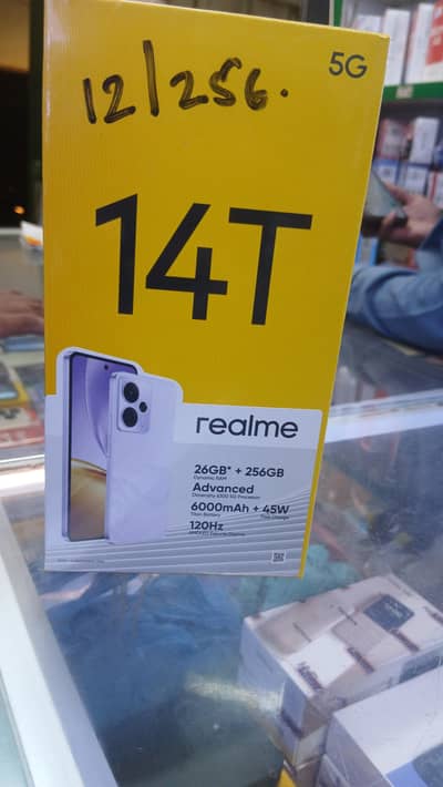 Realme 14T 12fb ram 256 gb Rom