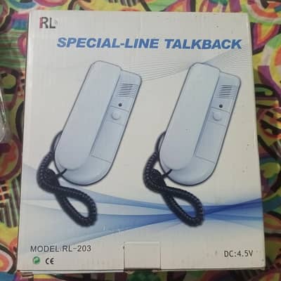 RL-204 Special-Line Talkback Intercom System (AC/DC Dual Power)