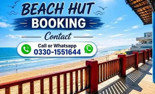 Beach Hut Bookings Management at Turtle Beach  & Hawksbay Karachi
