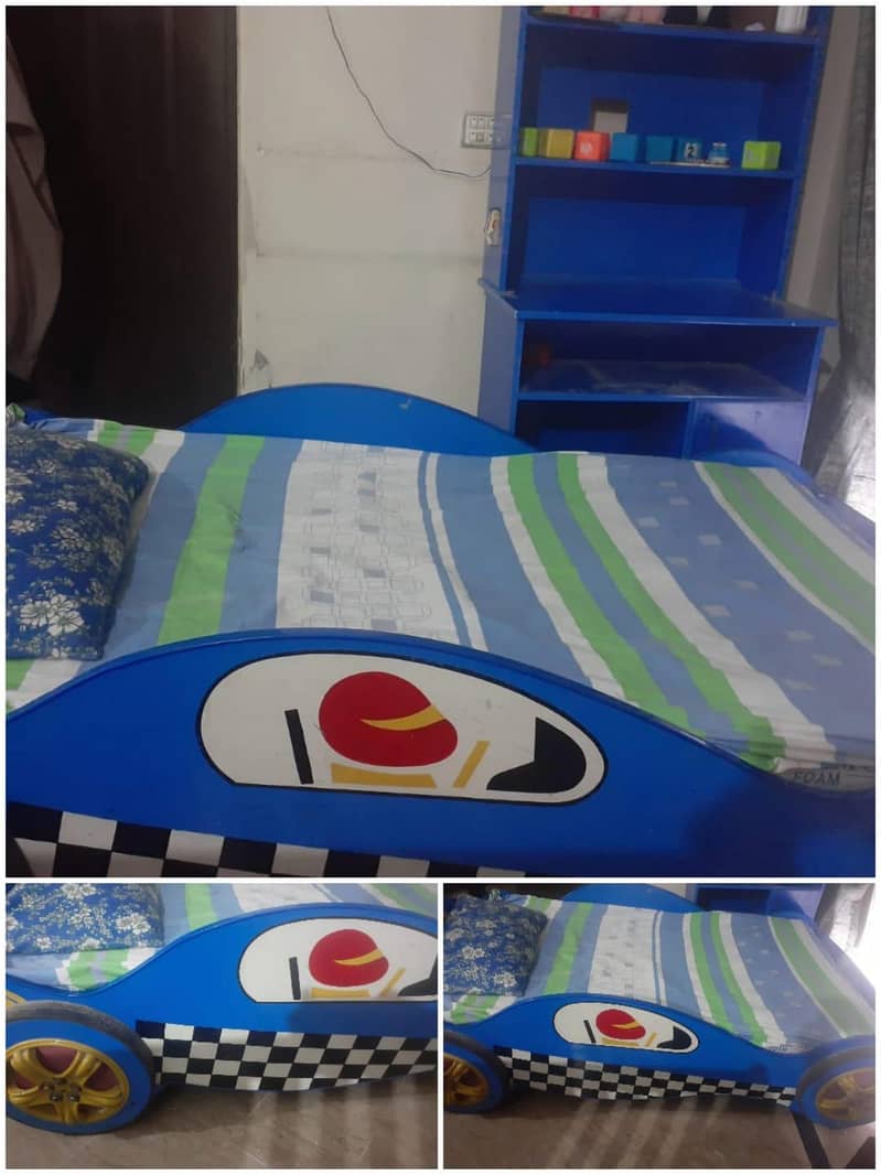 Car bed with study table 2