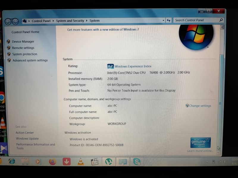HP core 2duo 2