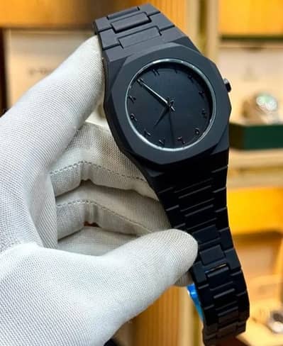 Black Arabic Dial Watch