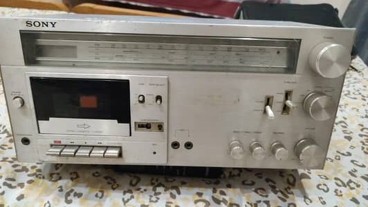 sony cassette player with radio