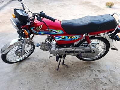 Honda Cd 70 23/24 Model ( Fresh Bike)