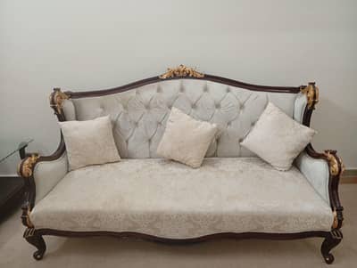 sofa set with 2 side tables