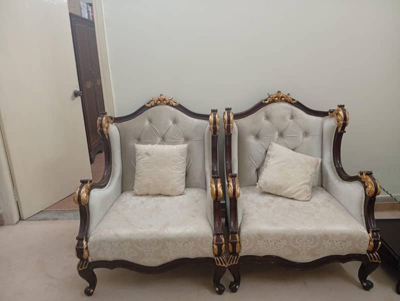 sofa set with 2 side tables 3