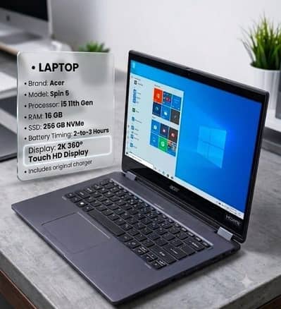 Acer Spin 3 14" Touchscreen Convertible Laptop
