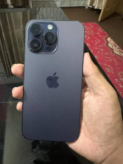 14 pro max 256 gb deep purple colour
