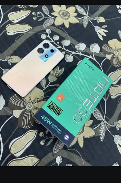 Infinix Note 30 8 256 pta official approve with box
