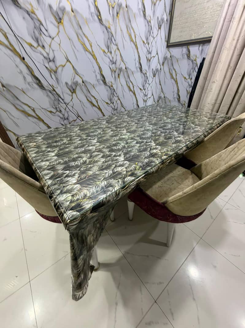 Dining Table Set Six Seats 5