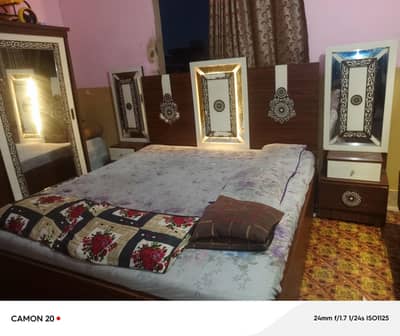 Used Complete Bedroom Set For Sale - Baldia Town Sec 9-C