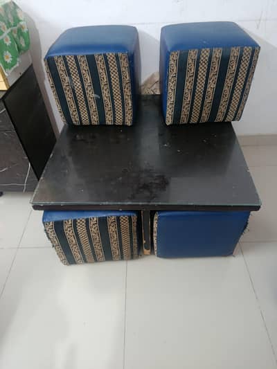 coffee table wood and glass . 4 stoll