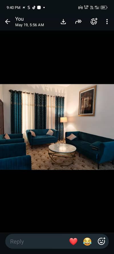 just 4 month used sofa set