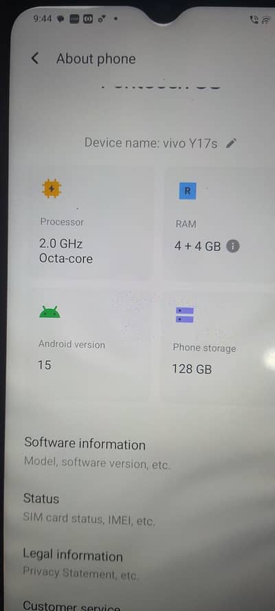 Vivo Y17s