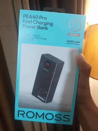 Romoss brand new heavy duty 40,000Mah 65W Super Fast Charging