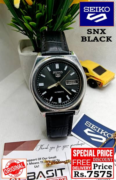 Seiko 5 Citizen Orient Automatic Pre-Owned watch Japan 03161737353