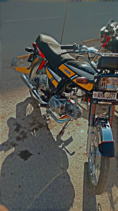 Honda cd 70 2025 model with all Punjab nmbr