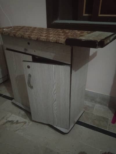 wooden Iron Stand