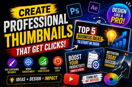 professional thumbnail designer service