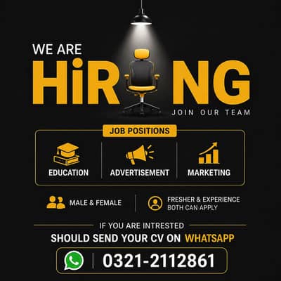 Staff require for physical and online work  (part time, full time)