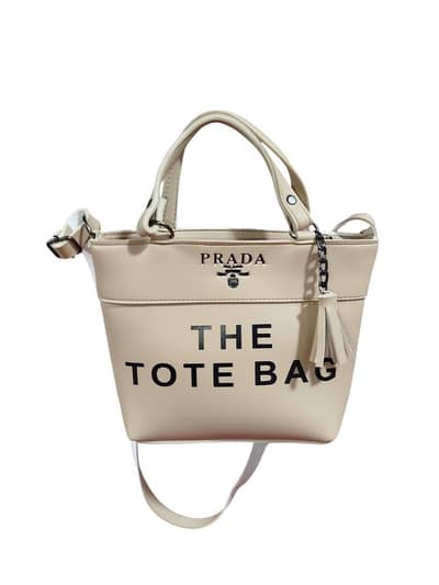 New Prada inspired "tote bag" mini tote with shoulder strap for women.