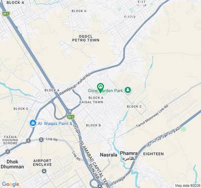 40*60 MAIN DOUBLE ROAD CORNER PLOT FOR SALE In FAISAL TOWN BLOCK A