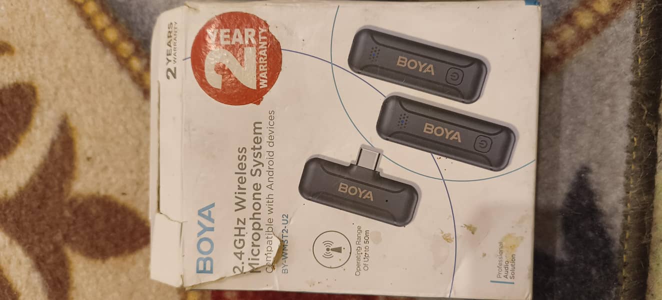 BOYA WIRELESS MICROPHONES 1