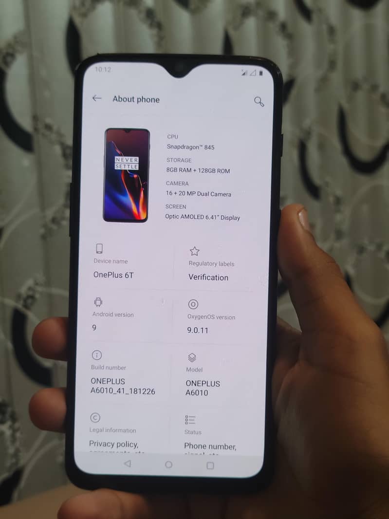 One Plus 6T 10