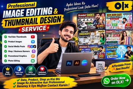 Professional YouTube Thumbnail & Image Editing Service