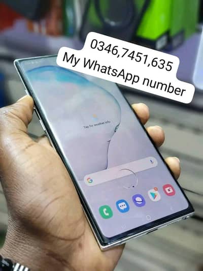 Samsung Mobile Note 10 Plus 12/256 GB PTA