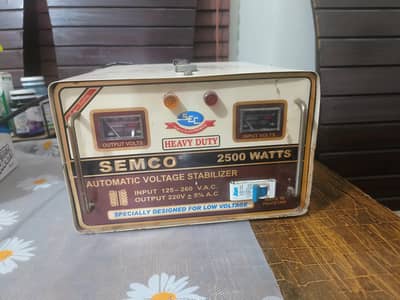 Semco 2500 Watts Stabilizer