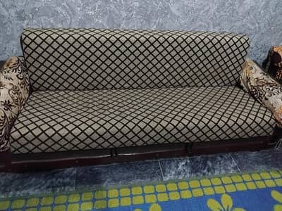 sofa cum bed in lush condition