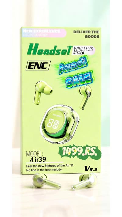 Air39 wireless Bluetooth headset airburds