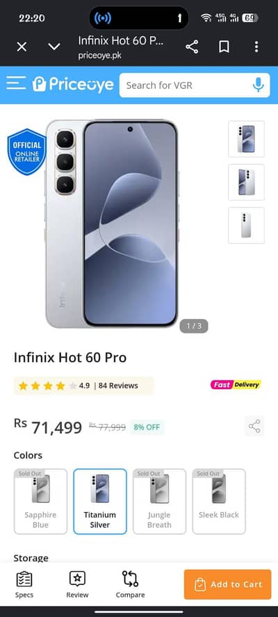 Infinix hote 60 pro