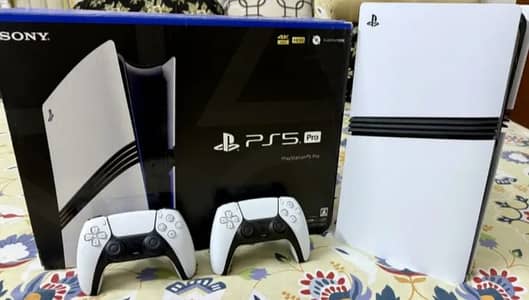 Sony playstation PS5 pro disk edition 2TB with complete box (ps5)