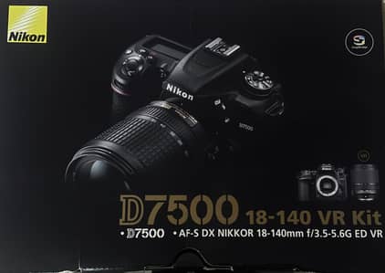 Brand New Nikon D7500 18-140 VR Kit | Never Used