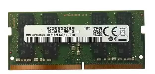 16 GB 2666mhz DDR4 ram