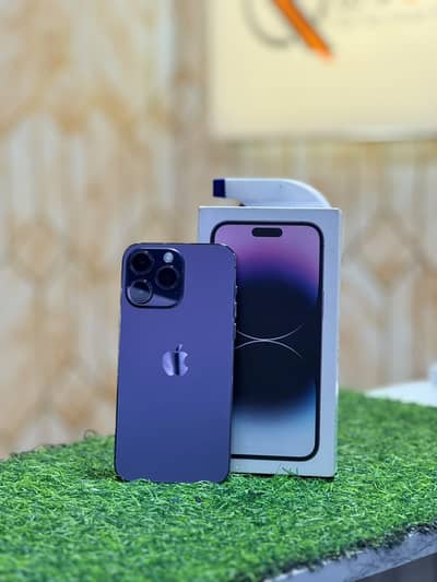 IPHONE 14 Pro MAX WITH BOX  128gb JV Non Pta