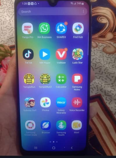 Samsung Mobile A31 for sale. Neat condition.