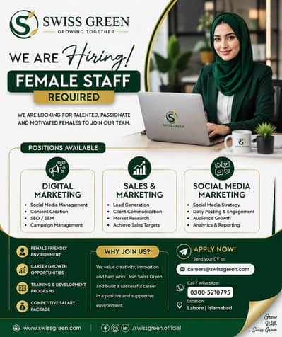 Female opportunity/job